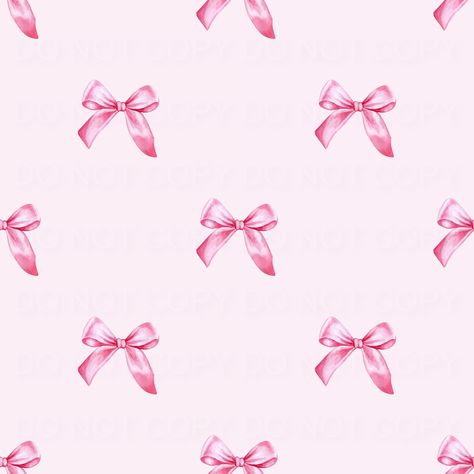 pink bows seamless file Preppy Bow Wallpaper, Bow Screensaver, Bow Wallpaper Ipad, Aesthetic Room Ideas Pink, Cute Widget Ideas, Pink Apple Watch Wallpaper, Pink Bow Wallpaper, Board Widget, Bow Wallpaper Iphone