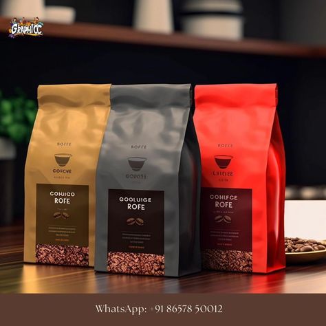 Stunning Tea & Coffee packaging designs : Unlock the potential of your product with stunning packaging designs from Graphicc.in. Our team specializes in creating designs that captivate and connect with your audience. Make your brand unforgettable with packaging designs that speak volumes. Contact us on +91 86578 50012 #branding #design #packagingdesign #stunning #graphicdesign Coffee Packaging Design, Unique Packaging Design, Spices Packaging, Unique Packaging, Packaging Designs, Coffee Packaging, Designs Ideas, Coffee Beans, Packaging Design