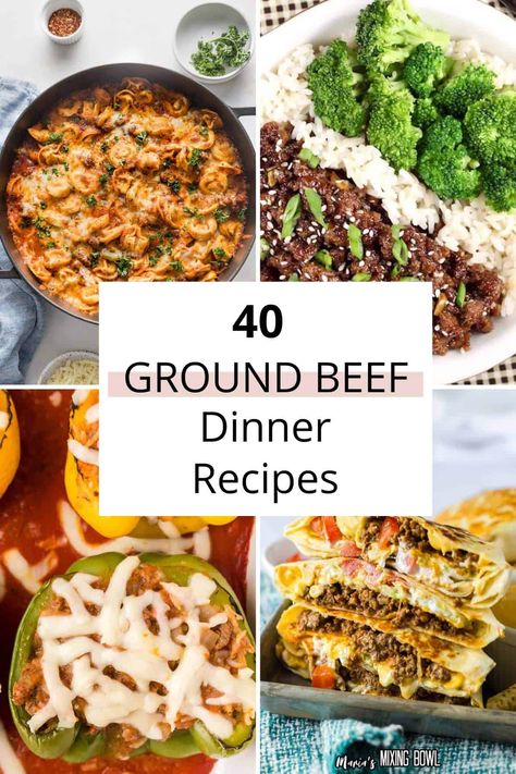 Ground beef: it's affordable, it's versatile, and let's face it, it's delicious! That's why it's a go-to ingredient in many kitchens, including mine. Whether you're juggling busy weeknights or planning a casual dinner with friends, Easy Delicious Dinners Ground Beef, What To Make With Ground Hamburger, Quick Hamburger Dinner Ideas, Best Ground Beef Recipes For Dinner, Hamburger Dinner Ideas Ground Beef, Meal Ideas With Ground Beef, Easy Beef Dinner Recipes, Quick Hamburger Recipes, Dinner Recipes Ground Beef