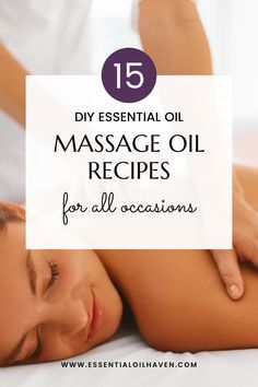 Homemade Massage Oil Recipes, Diy Massage Oil Recipes, Homemade Massage Oil, Body Oil Recipe, Essential Oil Massage, Massage Oils Recipe, Diy Massage Oil, Massage Oil Blends, Message Oil