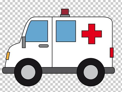 Cartoon Ambulance, Ambulance Drawing, Ambulance Clipart, Ambulance Cartoon, Car Animation, Hand Art Kids, File Decoration Ideas, Transportation Birthday, Photo Cake Topper