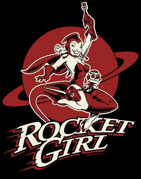 Sztuka Science Fiction, Sci Fi Girl, Pin Up Posters, Retro Space, Pinup Art, Rocket Girl, Ship Drawing, Space Girl, Nose Art