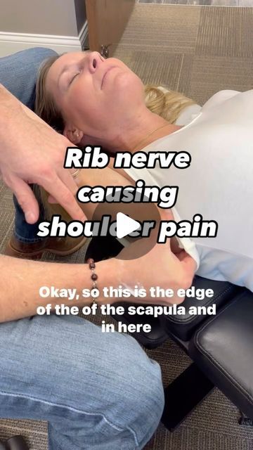 Sick & Tired of Pain? on Instagram: "What if I told you that SHOULDER or CHEST tension was actually coming from the RIBS?  Due to a build up of ADHESION, there is a nerve entrapped in the ribs.   We talk about adhesion a lot. So what exactly is it?   Adhesion is a glue-like substance created in the body around areas of stress, overuse, and/or injury. It’s built to protect the area, which is great, but when the area is healed, the adhesion remains, and a specialist is needed to remove it.   It also causes nerves to become entrapped instead of gliding easily through the muscles like it should.   This is what is happening here!   If you have had chronic shoulder/chest/Armpit  tension  ✅for 6+ months and  ✅have seen 3+ providers with no relief   DM us “Shoulder/chest” to start your pain relief Relieve Shoulder And Neck Tension, Shoulder Tension Relief, Back Tension Relief, Chest Pain Relief, Shoulder Blade Muscles, Rib Pain, Sore Muscle Relief, Shoulder Rehab, Manual Therapy