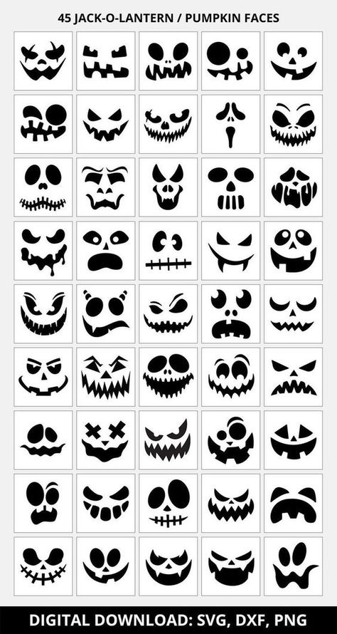 Inkblot Cartoon, Halloween Pumpkin Faces, Inkblot Art, Fenrir Tattoo, رسم كاريكاتير, Halloween Fest, Seni Pop, Sharpie Tattoos, Halloween Pumpkin Designs