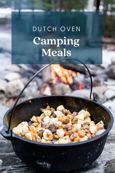 If you dream of being known as the campground "cookie" this season who is dishing out some delish grub for the whole crew, then these dutch oven camping recipes for camping will give you a head start. Meals No Refrigeration, Camping Recipes Breakfast, Dutch Oven Camping Recipes, Camping Meal Planning, Camping Lunches, Camping Lifestyle, Best Dutch Oven, Dutch Oven Camping, Camping Breakfast