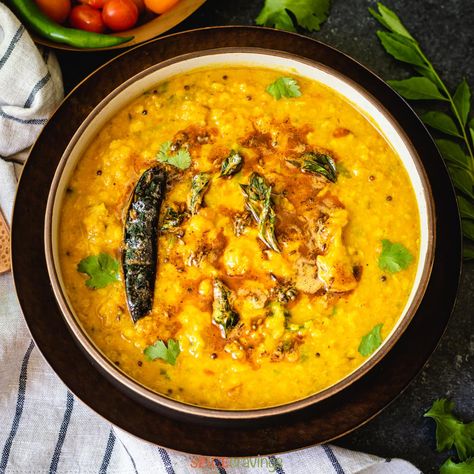 Dal Tadka | Dal Fry (Yellow Lentil Curry) - Spice Cravings Yellow Dal Tadka, Indian Lentil Curry, Dal Fry Recipe, Tadka Dal, Dal Rice, Dal Curry, Curry Spice, Meatless Mains, Indian Lentils