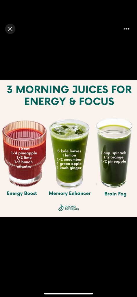 Energy Boost Juice Recipes, Brain Juice Recipe, Juices For Energy Boost, Bedtime Juice Recipe, Energy Booster Juice Recipes, Energy Boosting Juice Recipes, Energy Juice Recipes Mornings, Juice For Energy Boost, Juicing For Energy Boost