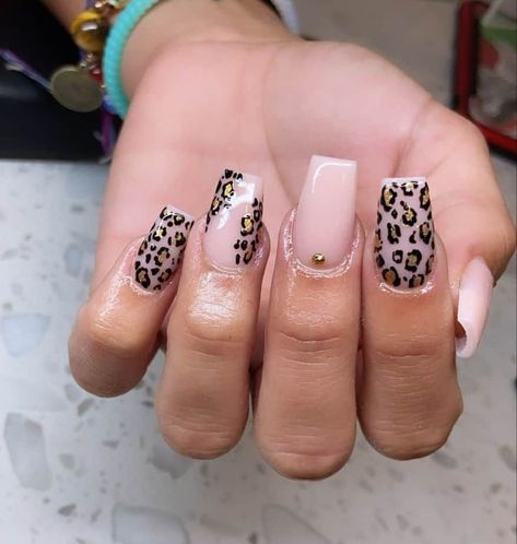 Fall Nails Leopard, Cheetah Acrylic Nails, Leopard Print Nail Art, Nails Leopard, Leopard Nail Designs, Leopard Print Nail, Cheetah Nail Designs, Print Nail Art, Cheetah Print Nails