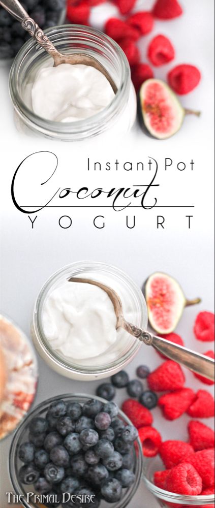 Instant Pot Yogurt, Coconut Yogurt, Instapot Recipes, Greek Style, Instant Pot Pressure Cooker, Pressure Cooker Recipes, Dairy Free Recipes, Cooker Recipes, Paleo Recipes