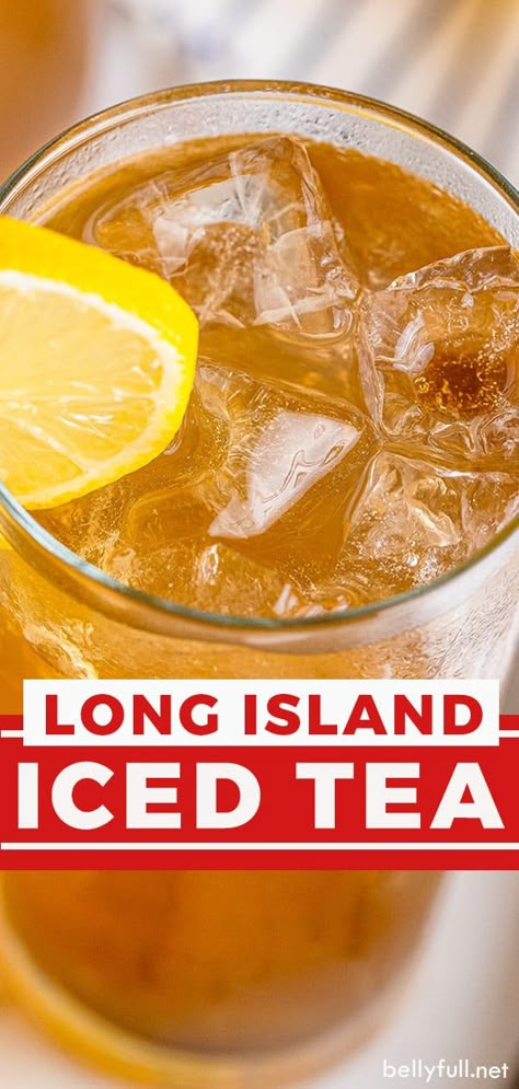 Long Island Alcoholic Drinks, Long Island Iced Tea Recipe For A Crowd, Long Island Iced Tea Recipe Gallon, Long Island Drink Alcohol, Hard Iced Tea Recipe, Easy Long Island Iced Tea, Long Island Ice Tea Alcoholic Drinks, Long Island Tea Recipe, Raspberry Long Island Iced Tea Recipe