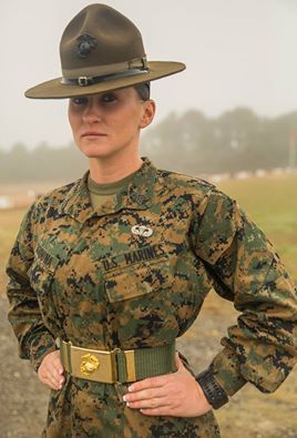 { MCRD PARRIS ISLAND, SC - OFFICIAL PAGE } Name: Sgt. Stevie Cardona Oscar Company, 4th Recruit Training Battalion Joined Marine Corps in September 2007 Became a DI in September 2014 Military Occupational Specialty: Administrative Specialist Hometown: Daytona Beach, Fla. “I became a drill instructor to help change women’s lives. The Marine Corps drastically improved my lifestyle, and I want to see that for other women.” (Photo by Lance Cpl. Vaniah Temple) Once A Marine, Drill Instructor, Parris Island, Semper Fidelis, Military Ranks, Female Warriors, Women Warriors, Female Marines, Army Women