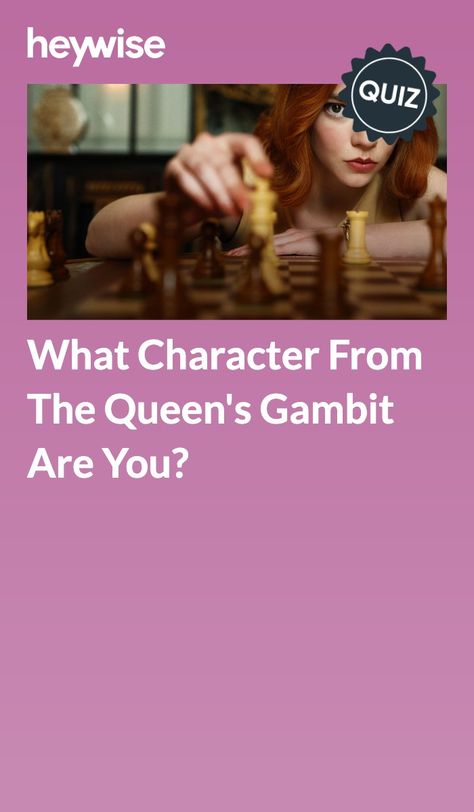 Queen Gambit, Queen's Gambit Aesthetic, What Colors Represent, Queens Gambit, Which Hogwarts House, The Queen's Gambit, School Grades, Trivia Quiz, The Queens