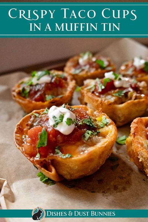 If you’re looking for a fun, family-friendly meal for taco night, these taco cups in a muffin tin are a must-try! Made with ground beef, taco seasoning, and shredded cheddar, these mini taco cups are baked to perfection in a muffin tin. They’re quick to make, with the perfect crunch in every bite! Whether it’s for dinner or a party appetizer, these little taco cups will be a hit! Taco Cupcakes Recipe, Taco Cups With Tortillas Muffin Tins, Mini Taco Cups, Taco Cupcakes, Beef Taco Seasoning, Ground Beef Taco Seasoning, Tortilla Cups, Mini Taco, Ground Beef Taco