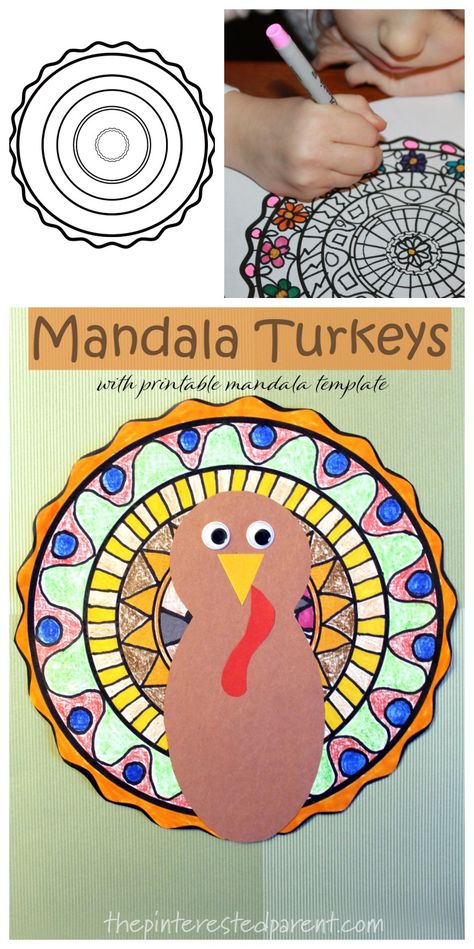 Mandala Turkey Craft with Printable Template – The Pinterested Parent Thanksgiving Craft School Age, Thanksgiving Oil Pastel Art For Kids, Turkey Art Lessons Elementary, Turkey Art Projects For Kids Elementary, Thanksgiving Crafts For 6th Grade, Thanksgiving Craft Older Kids, Thanksgiving Crafts For Older Elementary, Grade 3 Thanksgiving Art, November Art Activities For Kids