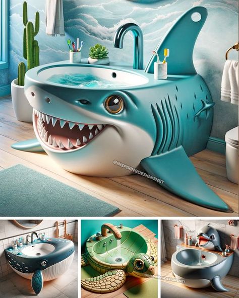 Unique Tubs, Unusual Sinks, Black Luxury Bedroom, Fun Bathrooms, Unusual Decor, Unique Bathrooms, Unusual Bathrooms, Weird Furniture, Bathroom Decor Ideas Themes