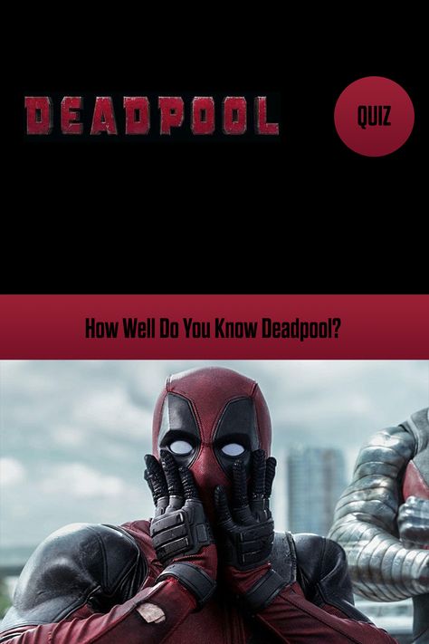 Deadpool made an impression on a lot of people but did it made an impression on you? Prove to us that you know the movie by taking this Deadpool quiz. #scuffed #entertainment #quiz #quizzes #deadpool #marvel #mcu #movie #movies Loki X Steve Rogers, Deadpool And Wolverine Quotes, Deadpool Oc, Deadpool Jokes, Deadpool X Wolverine, Deadpool Quotes, Marvel Quiz, Deadpool Character, Movie Quizzes