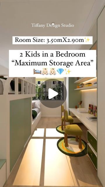 Tiffany design studio💎 on Instagram: "Normal or Bunk beds for kids bedroom? 🛌💎✨👼🏻
•
•
•
#tiffanydesignstudio #kidsbedrooms #boysbedroom #girlsbedroom" Beautiful Bunk Beds, Bunk Beds For Kids, Beds For Kids, Family Area, Modern Bunk Beds, Modern Kids Bedroom, Beauty Room Decor, Kids Bunk Beds, Bunk Room