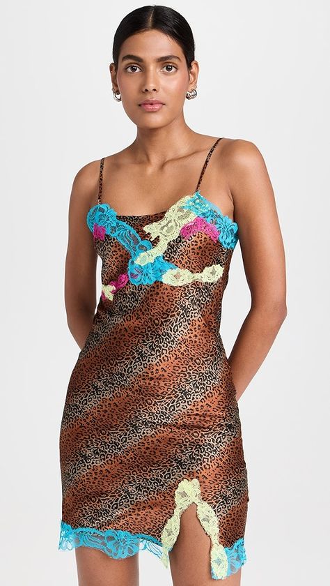 BruceGlen Juliet Lace Trim Slip Dress | Shopbop #FlirtyFeline #afflink #SpringFashion #WildStyle #WomensFashion #ChicOutfit #animalprintstyle #outfit #fashionsinpiration #stylish #summerfashion #chicstyle #ladiesfashion #style #leopard #fashion #fashionable #outfitideasforwomen #fashionista #ladiesfashionoutfits #springoutfitsforwomen #summerstyle #summerdress #summeroutfitideas #dresstoimpress Printed Slip Dress, Sheer Slip Dress, Leopard Print Fashion, White Slip Dress, Lace Trim Dress, Animal Print Fashion, Bandeau Dress, Striped Shirt Dress, Maxi Slip Dress