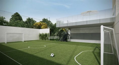 Mini Soccer Field Backyard, Indoor Soccer Field, Boys Garden, Soccer Pitch, Basketball Court Backyard, Backyard Sports, Dream Backyard Pool, Civil Engineering Design, Backyard Plan