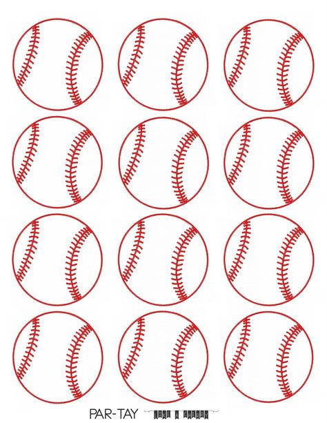 Baseball Tags Free Printable - Party Like a Cherry Baseball Tags Printable Free, Baseball Favor Tags Free Printable, Free Baseball Party Printables, Baseball Treat Ideas, Baseball Printables Free Templates, Baseball Printables Free, Baseball Theme Snacks, The Sandlot Party, Baseball Banquet Ideas