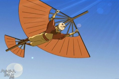 Avatar The Last Airbender Glider, Aang Flying Glider, Aang Staff, Aang Glider, Aang Fanart, Nepal Tattoo, Appa Avatar, Avatar Tattoo, Anime Heroes