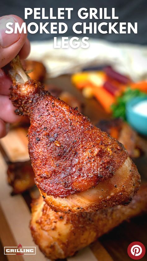 Chicken Legs On Pellet Grill, Pellet Grill Chicken Legs, Pellet Smoker Chicken, Pellet Grilled Chicken, Pit Boss Pellet Grill Recipes, Smoker Recipes Chicken, Smoked Chicken Quarters, Wood Pellet Grill Recipes, Tailgate Foods