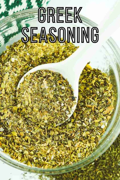 Greek Herb Blend, Greek Spice Mix Recipe, Homemade Greek Seasoning, Greek Spice Blend, Greek Seasoning Blend, Garlic And Herb Seasoning Recipe, Souvlaki Seasoning, Greek Seasoning Recipe, Cavenders Greek Seasoning