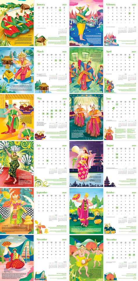 Calendar Design on Behance Festival Calendar Design, Calender Illustrations, Art Calendar Design, Calendar Illustration Design, Unique Calendar Design, Calendar Design Ideas Creative, Calendar Poster Design, Indian Calendar, Project Calendar