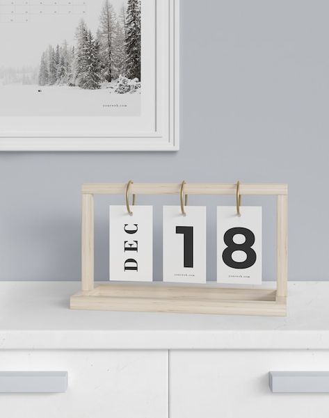 Diy Desk Calendar, Diy Para A Casa, Kalender Design, Creative Calendar, 달력 디자인, Soya Mumu, Diy Calendar, Buku Skrap, Desk Calendar