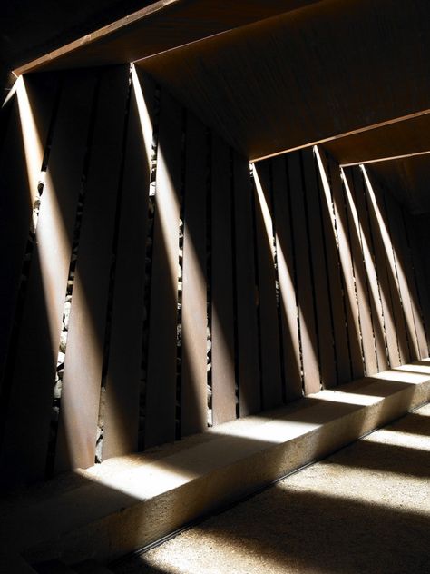 Bodegas Bell-lloc / RCR Arquitectes Shadow Architecture, Arch Light, Trendy Lighting, Light And Space, Luz Natural, Light Architecture, Architecture Model, Atlantis, Cool Lighting