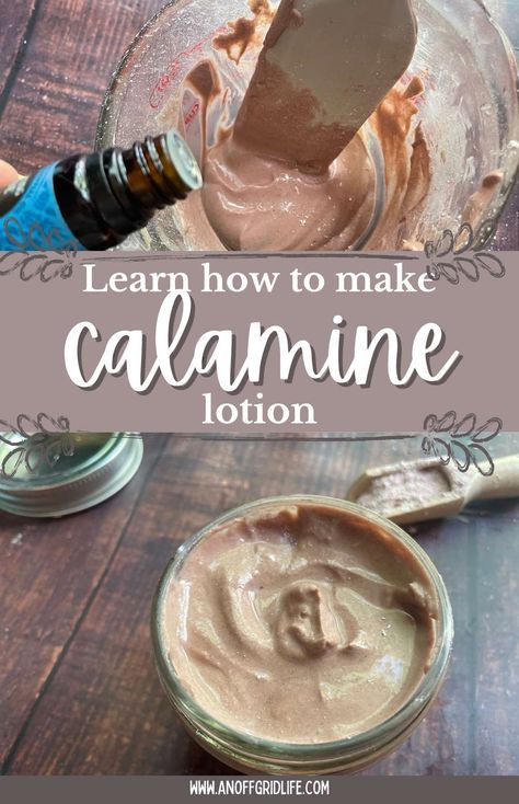 Homemade Calamine Lotion, Calamine Lotion, Herbal Medicine Recipes, Herbal Remedies Recipes, Salve Recipes, Homemade Lotion, Herbal Recipes, Natural Healing Remedies, Home Health Remedies