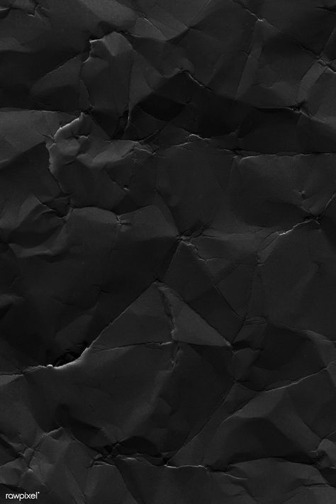 Crumpled black paper textured background | free image by rawpixel.com / marinemynt Crumpled Paper Background Aesthetic, Paper Background Aesthetic, White Paper Texture Background, Crumpled Paper Background, Black Paper Texture, Black Texture Background, Wrinkled Paper, Whatsapp Wallpapers Hd, Reka Bentuk Grafik