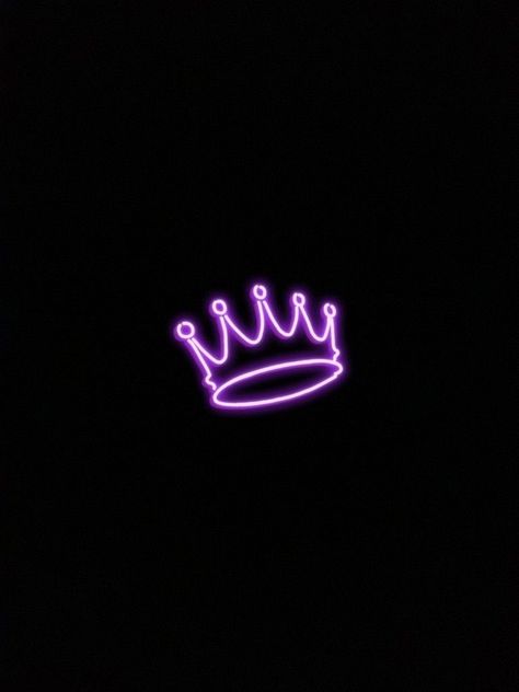 Neon Crown Wallpaper, Purple Crown Wallpaper, Purple Crown Aesthetic, Crown Aesthetic Wallpaper, Neon Crown, Crown Background, Crown Wallpaper, Pink Neon Wallpaper, Neon Signs Quotes