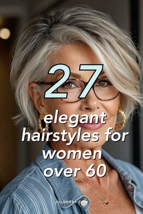 Hair And Glasses, Platinum Blonde Hair Color, Over 60 Hairstyles, Hair Mistakes, Hairstyles For Women Over 60, Fesyen Rambut, Thin Hair Styles For Women, Short Thin Hair, Short Hair Over 60