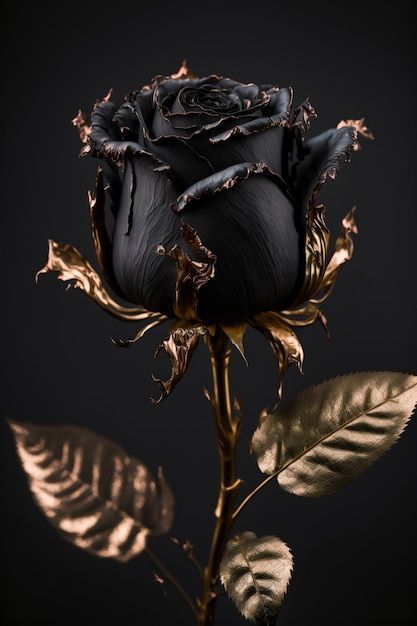 Black Flowers Wallpaper, Fun Wallpapers, Black Roses Wallpaper, Black And Gold Aesthetic, Gothic Flowers, Gold Items, Nice Photos, Lovely Flowers Wallpaper, Dark Flowers