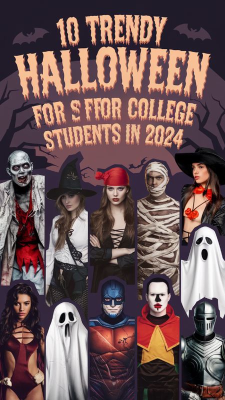 Get ready to slay Halloween 2024 with our top 10 trendy costume ideas for college students! From quirky to iconic, these looks are perfect for parties, dorms, and campus events. Don't miss out on the chance to turn heads and have fun! Check out our favorites and get inspired!  #HalloweenCostume Halloween Costumes For College Students, Costume Ideas For College, Halloween Costumes For College, Campus Events, College Party, College Parties, College Halloween, Trendy Halloween Costumes, Costume Themes