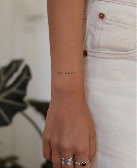 Word Tattoos On Hand, Typewriter Font Tattoo, Font Tattoos, Tattoo Writing Fonts, Tattoo Font Styles, Wrist Tattoos Words, Small Words Tattoo, Handwriting Tattoos, Leg Sleeve Tattoos