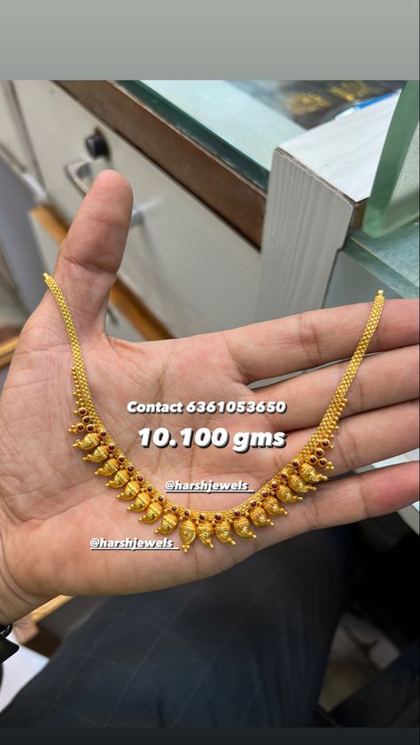 10 Grams Gold Choker Designs, Gold Necklaces In 10 Grams, Gold Necklace In 10 Grams Indian, 10 Gm Gold Necklace Designs, Light Weight Gold Necklace Indian With Grams, 16grams Gold Necklace Designs, Simple Gold Necklace Designs In 10 Grams, Baby Necklace Gold Indian, 10 Gms Gold Necklace Indian