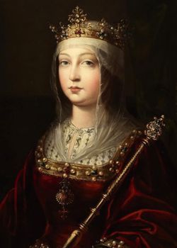 Lady Isabella Perez de Castile Philippa Of Hainault, Isabella Of Castile, Psalm 22, Queen Isabella, Order Of The Garter, Catherine Of Aragon, Historical Women, Queen Art, Duchess Of York