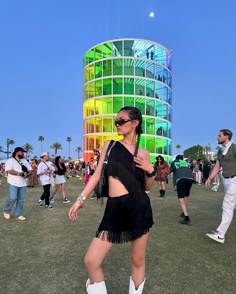 Another one, thank you 😚🖤 #coachella — Dress: @revolve @majorelle_collection Boots: @wildfireshoes Purse: @jwpei_official Shades: @amazonfashion Coachella Dress, April 25, Another One, Purse, Thank You, Shades, Boots, On Instagram, Quick Saves