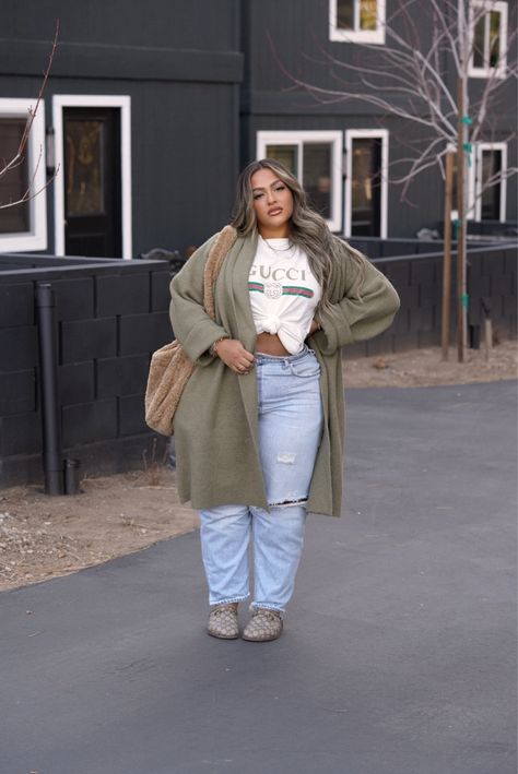 The Mariel Longline Cardigan … curated on LTK Leggings And Cardigan Outfit Plus Size, Long Cardigan Outfit Black Women, Hooded Cardigan Outfit, Cardigan Outfit Plus Size, Cardigan Outfit Black Women, Oversized Cardigan Outfit, Long Cardigan Outfit, Future Inspiration, Fall Transition Outfits