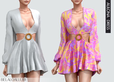 Simple Mini Dress, Mods Sims 4, The Sims 4 Packs, Sims 4 Game Mods, Sims 4 Cc Folder, Sims 4 Dresses, Sims 4 Characters, Sims4 Clothes, Sims 4 Cc Packs