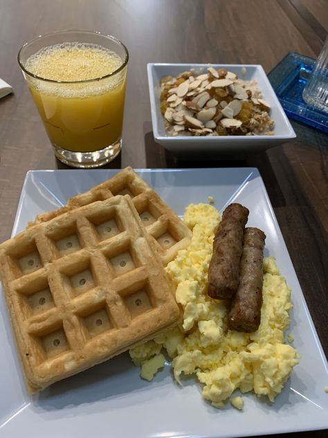 I'm Hungry!

I love this mouth watering brunch spread.
Waffles, scrambled eggs, sausage links, granola and some fresh squeezed orange juice.

I can't wait to have them again.

#fruitsalad #croissant #sausage #brunch #waffles
#breakfastideas #breakfasttime #hungry #breakfast
#foodlover #foodie #foodpics Brunch Waffles, Fresh Squeezed Orange Juice, Squeezed Orange Juice, Brunch Spread, Sausage Links, Breakfast Time, Scrambled Eggs, Orange Juice, Croissant