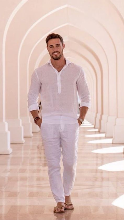 2. Fashion: #fashion, #style, #outfitinspiration, #beauty Men's Summer Outfits, Boys Kurta Design, Summer Outfits Ideas, Linen Pants Outfit, Mens Linen Pants, Mens Summer Outfits, Mens Casual Outfits Summer, Men Fashion Casual Shirts, Linen Shirt Men