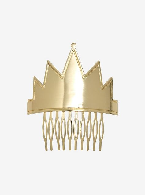 Disney Evil Queen Crown Hair Comb, Evil Queen Disneybound, Evil Queen Crown, Villain Fashion, Heart Hair Pin, Disney Engagement Rings, Disney Evil Queen, Snow White Evil Queen, Disney Gold, Disney Bounding