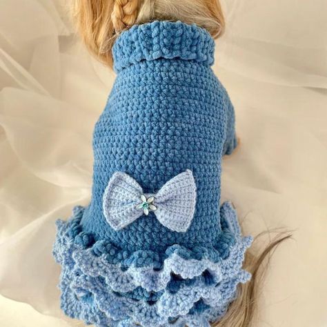 45 Crochet Dog Sweaters And Coats Patterns For Fashionable Pets - Craft & Design Yorkie Sweater Crochet Pattern, Crochet Pet Vest, Medium Dog Sweater Crochet Pattern Free, Dog Dress Pattern Free Pdf, Diy Dog Sweaters, Crochet Dog Pajamas Free Pattern, Crochet Dog Poncho Free Pattern, Hats For Dogs Crochet Free Pattern, Crochet Dog Patterns Clothes