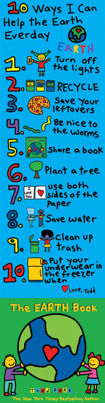 Every one of us can help protect the earth and make it feel good. Remember: if we take care of it, it will take care of us. Love, Todd Earth Day Anchor Chart Preschool, Sustainability In Childcare, Protect The Earth, Earth Week, Earth Day Projects, Earth Book, Earth Hour, Earth Day Crafts, Earth Day Activities