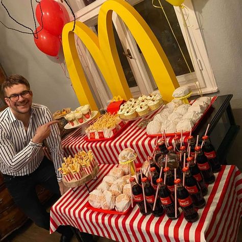 McDonald's Introduces Birthday Party Themes and We're Lovin' It! | #Themeparty #kidsbirthday #party #mlovingit #kidsbirthdaypartytheme #enjoy #birthdayparty Mcdonald's Birthday Party, Mc Donald Birthday, Mc Donald Party, Mcdonalds India, Unique Birthday Party Themes, Mcdonalds Birthday Party, Meg 2, 20th Bday, Unique Birthday Party