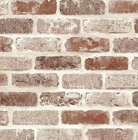 NextWall Washed Faux Brick Peel and Stick Wallpaper - Amazon.com Brick Peel And Stick Tile, Peel And Stick Brick Fireplace, Peel And Stick Brick Wall, Brick Wallpaper Kitchen, Brick Peel And Stick Wallpaper, Lining Dresser Drawers, Earthy Palette, Fabric Wall Decor, Brick Backsplash