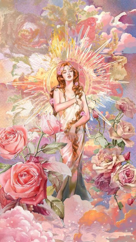 #aphrodite #thelover #lovergirl #goddessoflove #goddessofloveandbeauty #loveaesthetic #softgirlaesthetic #softgirl #divinefeminine Aphrodite Art, Aphrodite Aesthetic, Aphrodite Goddess, Beauty Of The World, Goddess Aesthetic, Floral Collage, Oh My Goddess, Latest Series, Collage Artwork